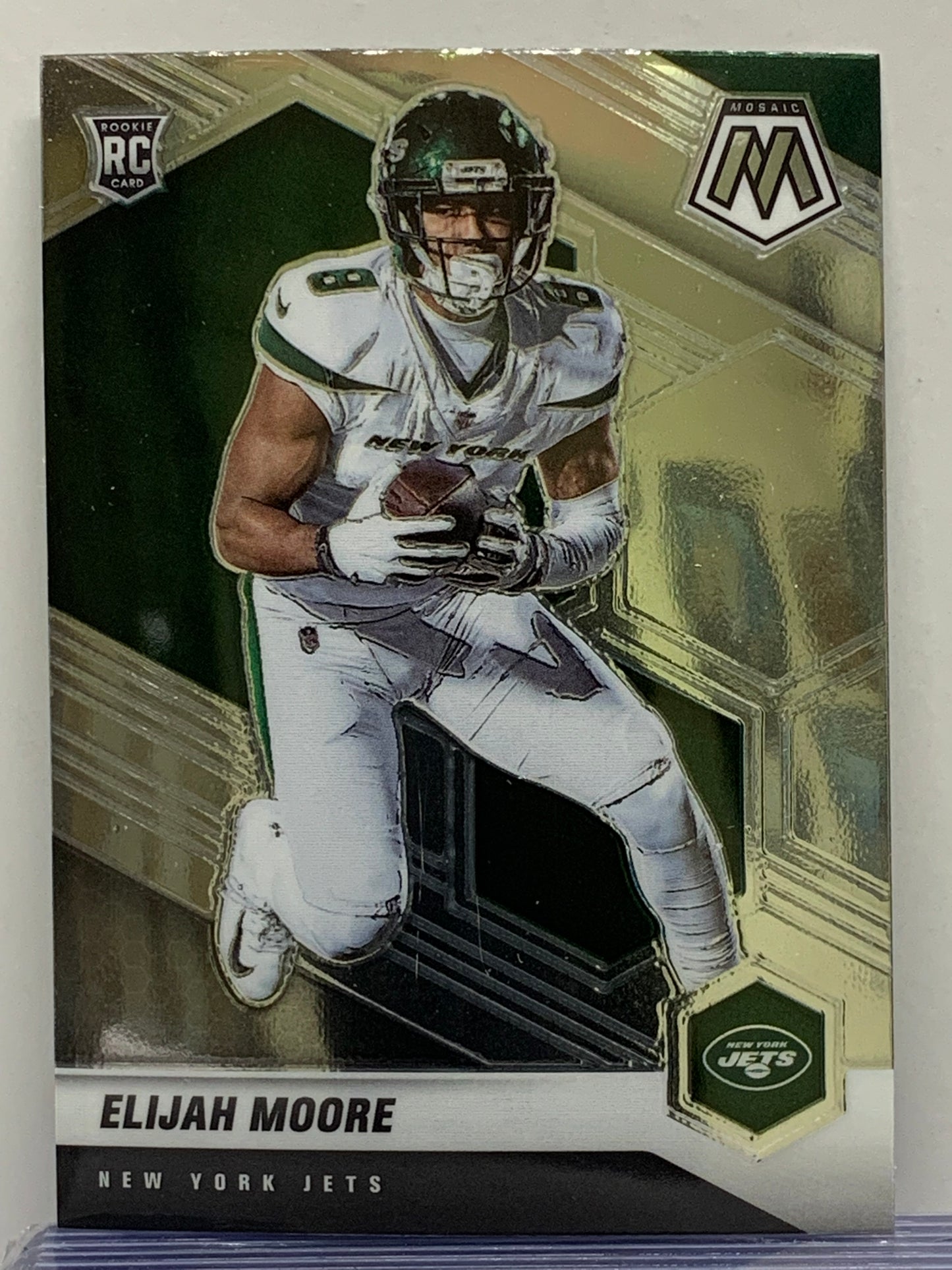 2021 Panini Mosaic #316 Elijah Moore RC New York Jets