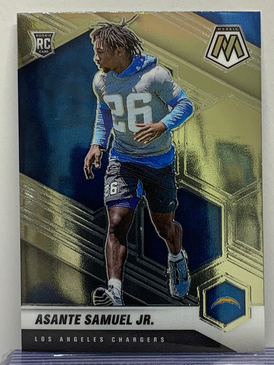 2021 Panini Mosaic #348 Asante Samuel Jr. RC Los Angeles Chargers