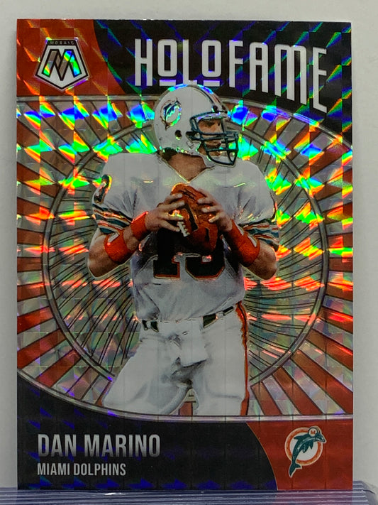 2021 Panini Mosaic HoloFame #10 Dan Marino Miami Dolphins