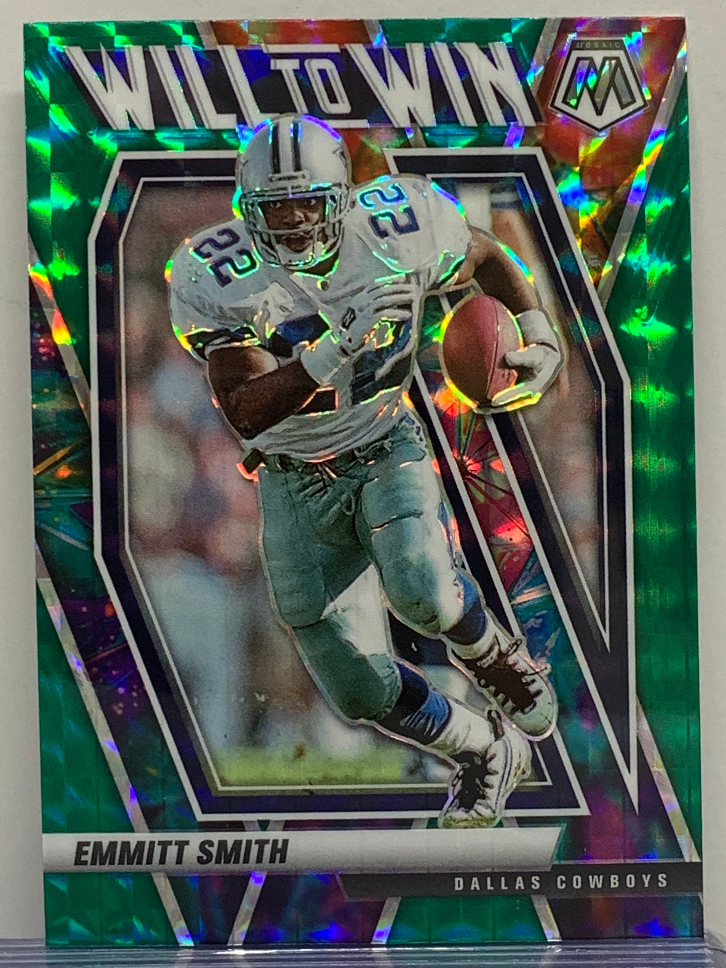 2021 Panini Mosaic Will to Win Mosaic Green #20 Bo Jackson Los Angeles Raiders