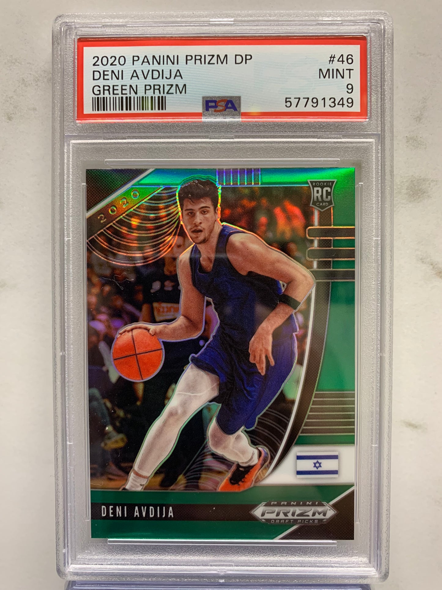 2020-21 Panini Prizm Draft Picks Prizms Green #46 Deni Avdija RC