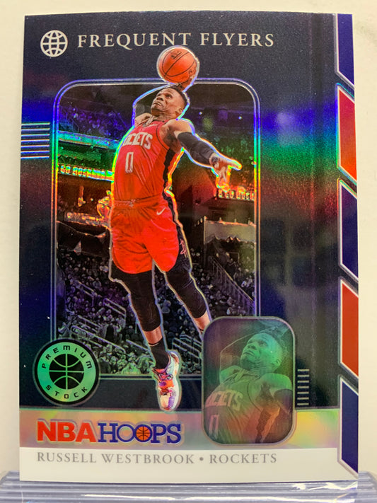 2019-20 Hoops Premium Stock Frequent Flyers Holo #9 Russell Westbrook