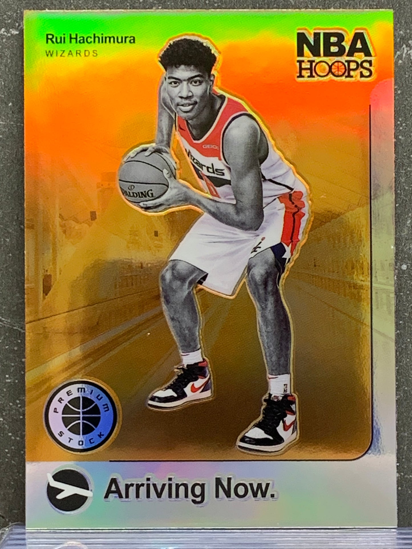 2019-20 Hoops Premium Stock Arriving Now Holo #18 Rui Hachimura