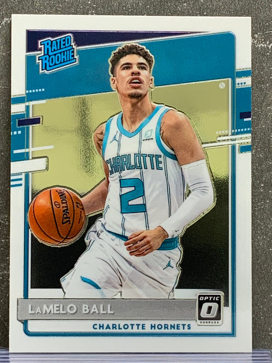 2020-21 Donruss Optic #153 LaMelo Ball RR RC Charlotte Hornets