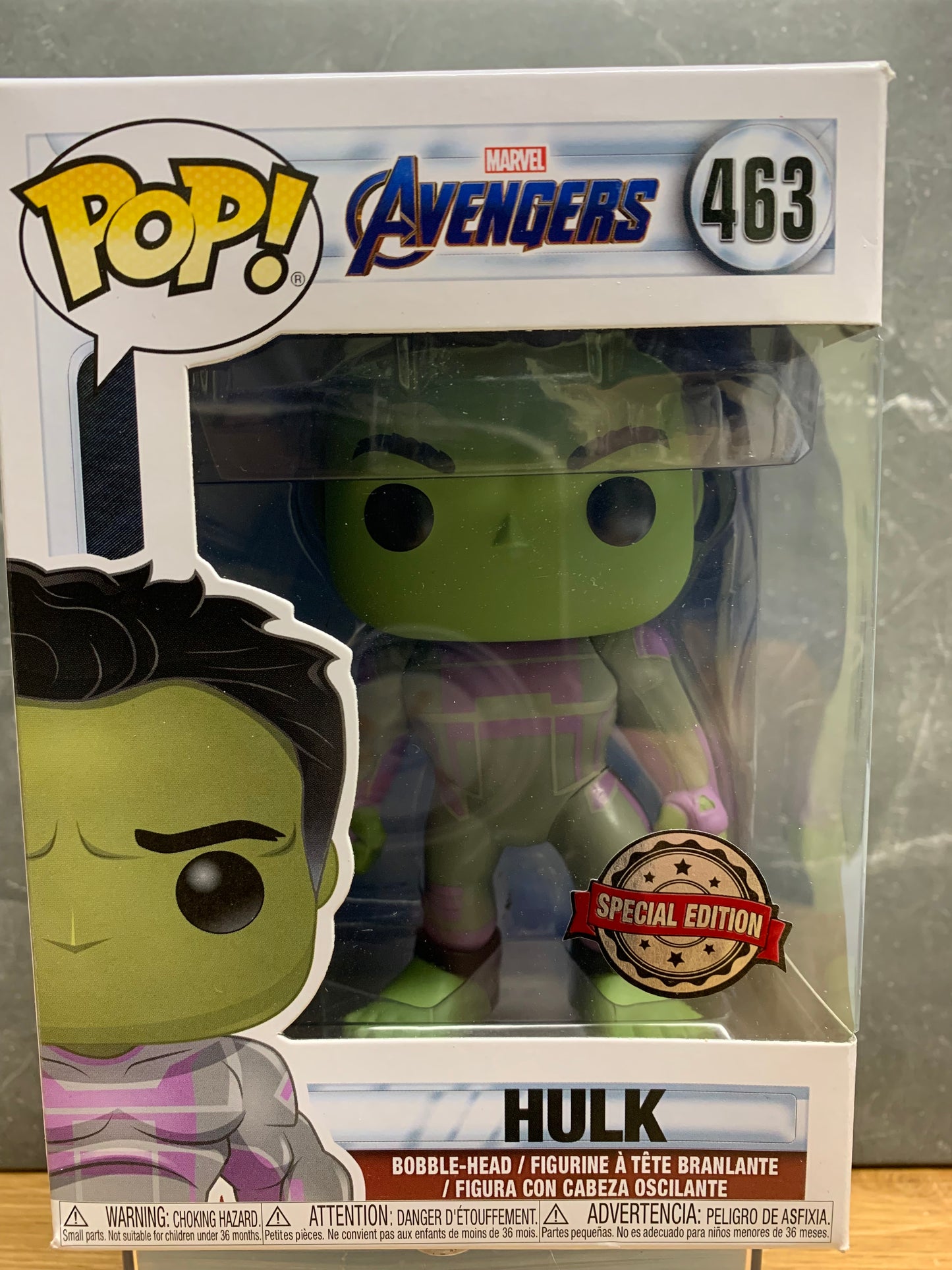 Funko POP!  Marvel Hulk Exclusive Vinyl Figure #463 Endgame