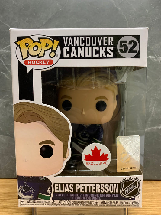 Funko Pop! Hockey 52 Elias Pettersson Vancouver Canucks NHL Canada Exclusive Pop