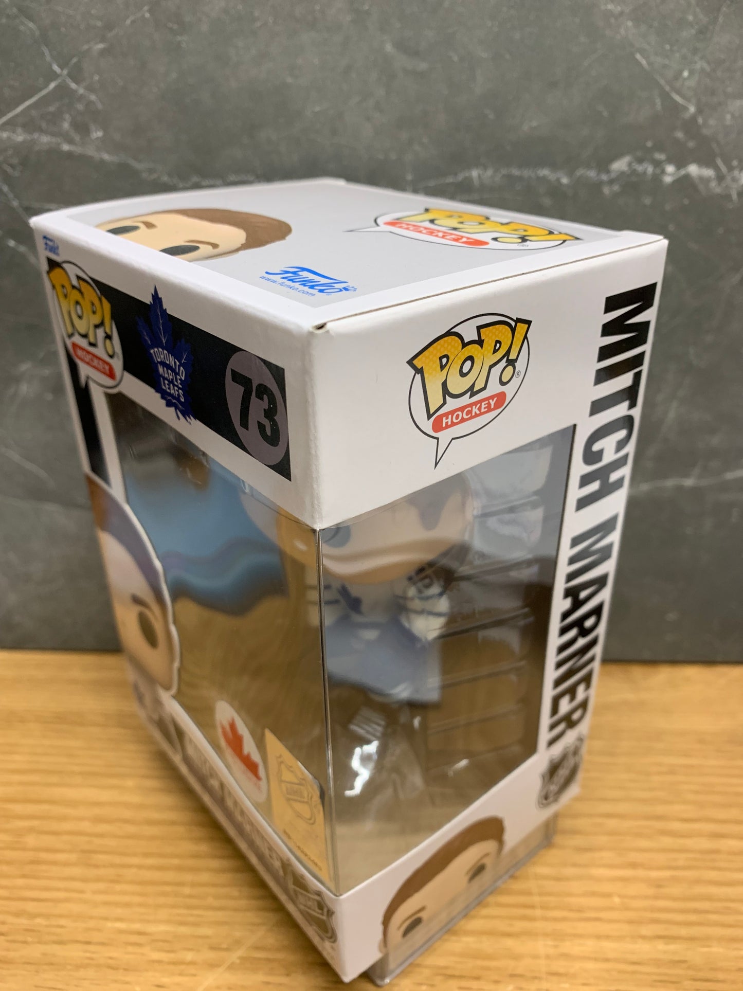 Funko Pop! Hockey 73 Mitch Marner Away White Toronto Jersey Canada Exclusive Pop