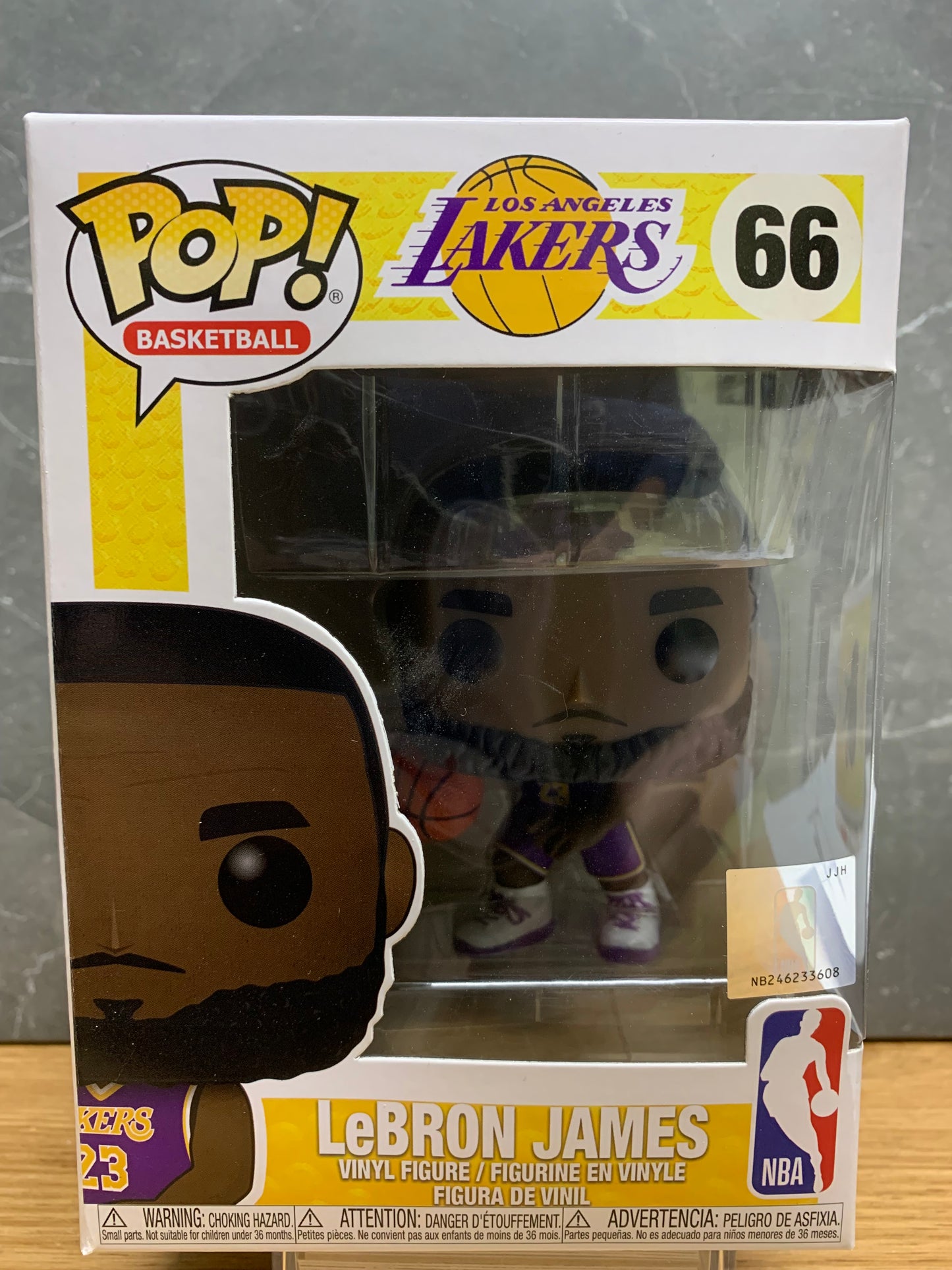 Funko Pop! Lebron James Purple Jersey Lakers NBA Champs 2020